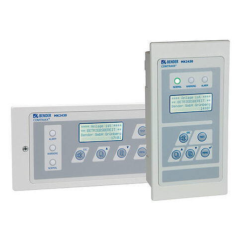 Indicateur d'alarme pour applications médicales - COMTRAXX® MK2430 - BENDER GmbH & Co KG - à distance