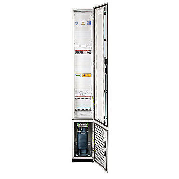 Armoire électrique de commutation - VIT-A - BENDER GmbH & Co KG - de contrôle / au sol / en tôle d'acier