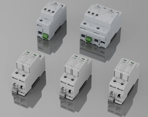 Parafoudre de type 2 - FLP series - LSP - de type 1 + 2 / pour alimentation continue / sur rail DIN