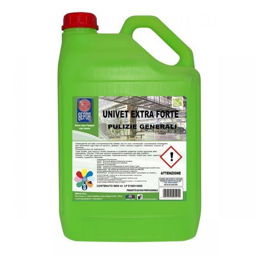 Détergent à base de solvant - Univet Extra Forte - Sepca Srl - multiusage / pour sol / haute performance