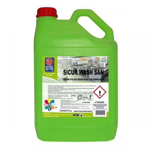 Détergent à base d'eau - Sicur Wash San - Sepca Srl - de nettoyage / pour sol / pour industrie sanitaire