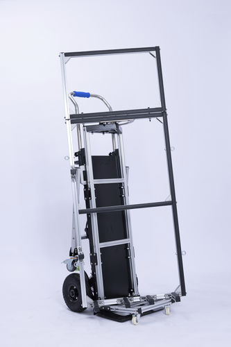 Chariot monte-escalier électrique - DM216L-250 + PS - D.M. SRL - brushless / pour marchandises / pliable