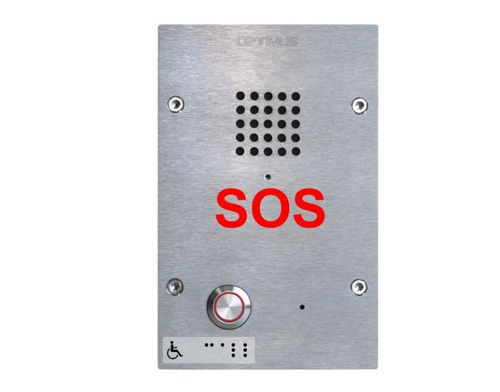 Interphone audio - EP-405H - Optimus - d'urgence / sécurisé / mural