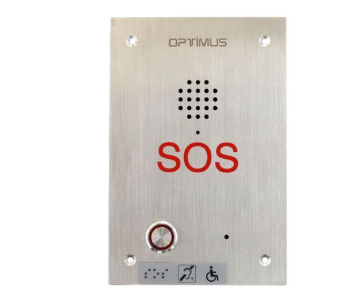 Interphone audio - EP-44SIPH - Optimus - d'urgence / résistant aux intempéries / IP65