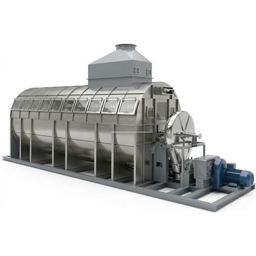 Sécheur à tambour rotatif - TC-TBD series - Teplocom Ltd. - continu / pour vrac / avec échangeur de chaleur