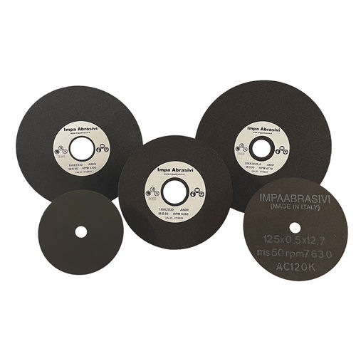 Disque à tronçonner abrasif - Impa abrasivi - pour fonte / pour alliage d'aluminium / pour acier