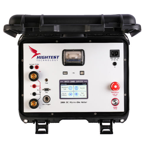 Microhmmètre numérique - ARES-200D - Hightest Technology - portable / durci / sur batterie