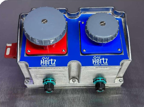 Coffret électrique de distribution - Hertz Solucoes - équipé / mural / en acier inoxydable