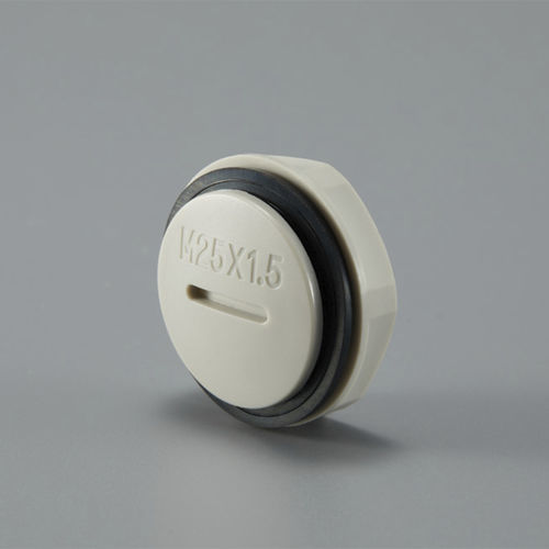 Bouchon rond - PG series - YUEQING YISEN ELECTRONIC TECHNOLOGY CO.,LTD. - fileté / mâle / en nylon