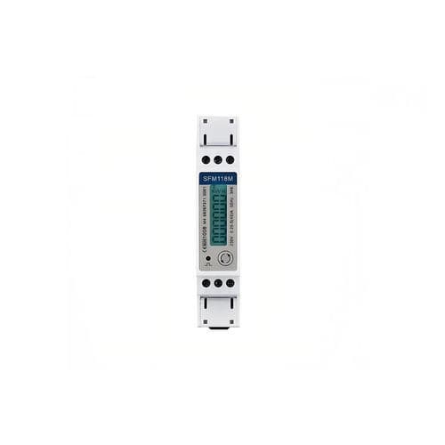Compteur d'énergie électrique monophasé - SFM118 - YUEQING YISEN ELECTRONIC TECHNOLOGY CO.,LTD. - sur rail DIN / RS-485 / multifonction