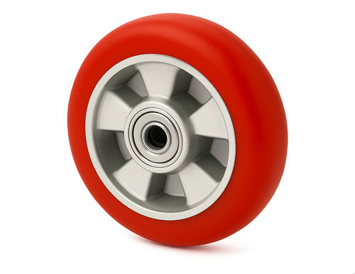 Roue à bandage - MPAE/160/4K – 550 Kg - MARBA - en aluminium / à billes / élastique