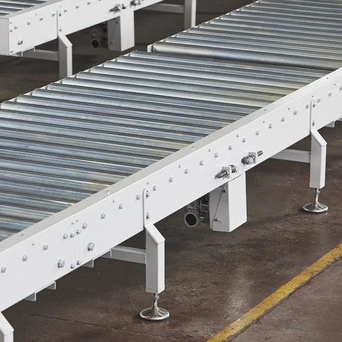 Convoyeur à rouleaux - rails - horizontal / incliné / droit