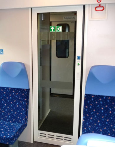 Porte de train coulissante - ŽOS 4 TRAINS - électrique / pneumatique / intercirculation