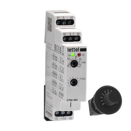 Temporisateur électronique - CTM-M3 - Lettel - sur rail DIN / programmable / ajustable