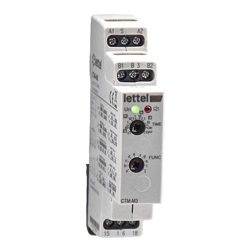 Temporisateur analogique - CTM-M3R - Lettel - retardé / sur rail DIN / programmable