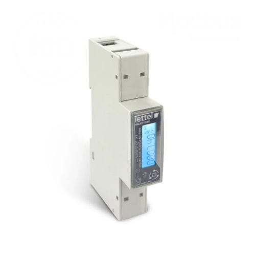 Compteur d'énergie électrique monophasé - MCX1-10X series - Lettel - sur rail DIN / certifié MID / Modbus RTU
