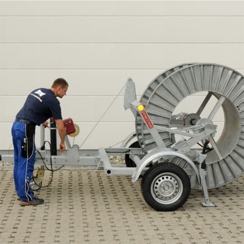 Remorque porte tourets - KVS 1500/80G - Vetter GmbH Kabelverlegetechnik - pour matériel industriel / tandem