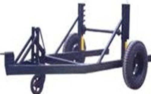 Remorque porte tourets - PS-DFC-8Y - Paprsky Energy - pour transport et pose de câbles / tractée / hydraulique