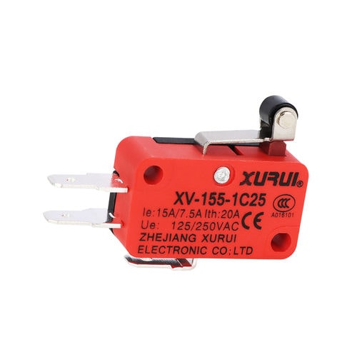 Micro-rupteur à levier - XV-15 series (15A) - XURUI - unipolaire / IP40 / UL