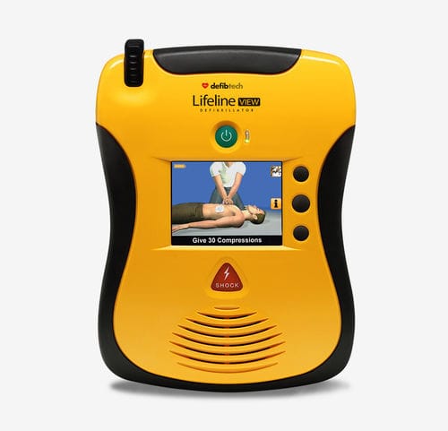 DEA d'urgence - Lifeline VIEW AED - Defibtech - avec assistance RCR / avec port USB / biphasique
