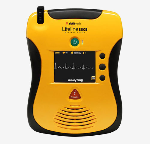 DSA avec moniteur ECG - Lifeline ECG AED - Defibtech - d'urgence / biphasique / avec assistance RCR