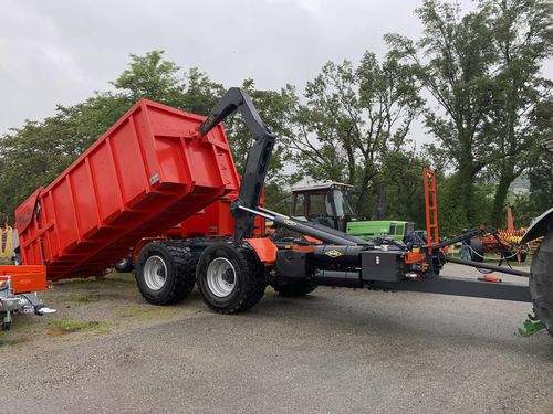 Remorque porte-conteneur - AC 180 - Deves - pour réservoir / pour alimentation / tandem