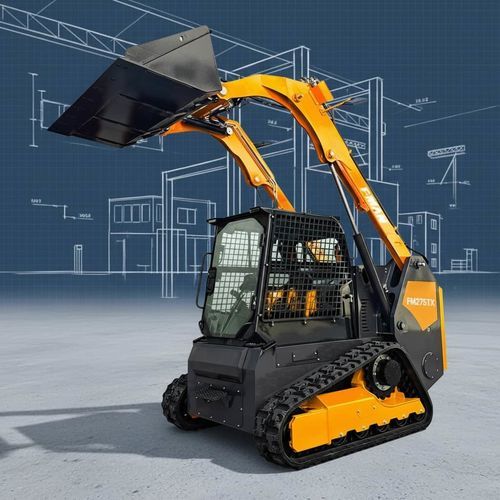 Chargeuse compacte thermique - FM275TX - Xuzhou FMAN Construction Machinery Manufacture Co., Ltd. - diesel
