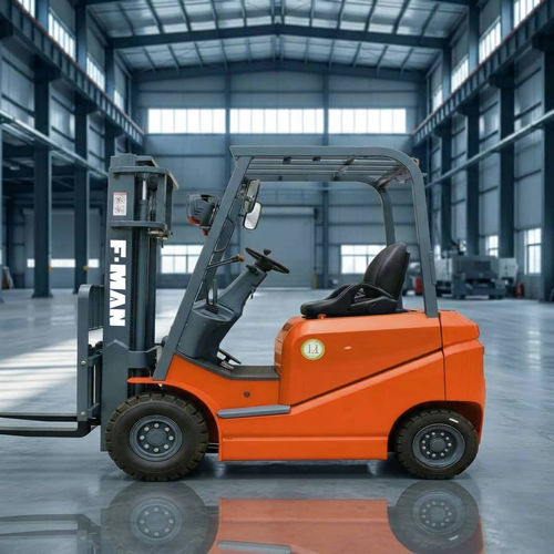 Chariot élévateur alimenté par batterie - CPD15 - Xuzhou FMAN Construction Machinery Manufacture Co., Ltd. - à conducteur porté assis / pour allée étroite / de manutention