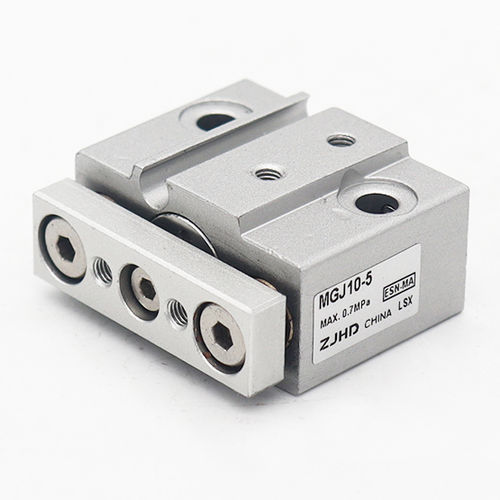 Vérin pneumatique - MGJ10-5 - ZJHD Automation Technology Co., Ltd. - à tige de piston guidée / double effet / d'indexage