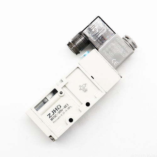 Électrovanne à commande assistée - MVSC-300-4E1-A - ZJHD Automation Technology Co., Ltd. - 5 voies / air / pour air comprimé