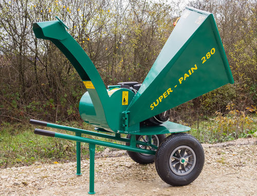 Broyeur de végétaux à roues - SUPER-PAIN 280 G - EQUIPE JEAN PAIN SARL - sur roues / mobile