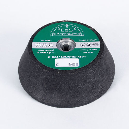 Meule en coupe - CgS Abrasives - de chanfreinage / de rodage / en carbure de silicium