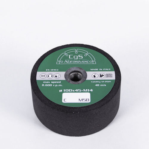 Meule de chanfreinage - CgS Abrasives - de rodage / cylindrique / en coupe