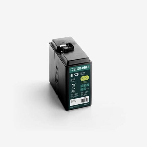 Batterie zinc air alcalin - E/Z8 6/120 - Cegasa Energía SLU - rectangulaire / 6 V / industrielle