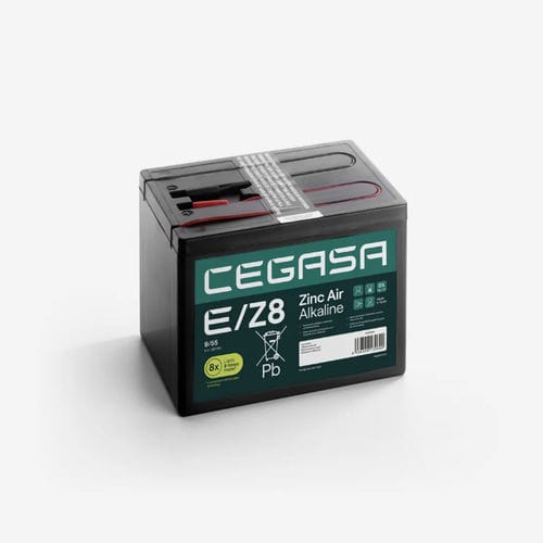Batterie zinc air alcalin - E/Z8 9/55B - Cegasa Energía SLU - rectangulaire / 9 V / industrielle