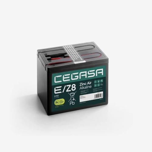 Batterie zinc air alcalin - E/Z8 9/150B - Cegasa Energía SLU - rectangulaire / 9 V / industrielle