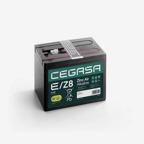 Batterie zinc air alcalin - E/Z8 9/150M - Cegasa Energía SLU - rectangulaire / 9 V / industrielle