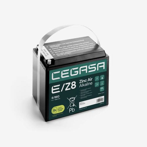 Batterie zinc air alcalin - E/Z8 6/960 - Cegasa Energía SLU - rectangulaire / 6 V / industrielle