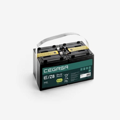 Batterie zinc air alcalin - E/Z8 9/400 - Cegasa Energía SLU - rectangulaire / 9 V / industrielle