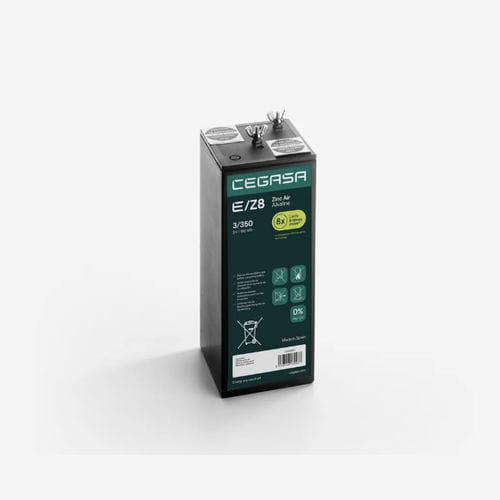 Batterie zinc air alcalin - E/Z8 3/350 - Cegasa Energía SLU - rectangulaire / 3 V / industrielle