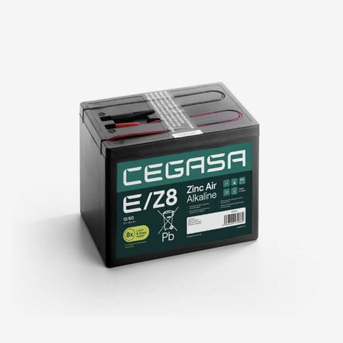 Batterie zinc air alcalin - E/Z8 12/60 - Cegasa Energía SLU - rectangulaire / 12 V / industrielle