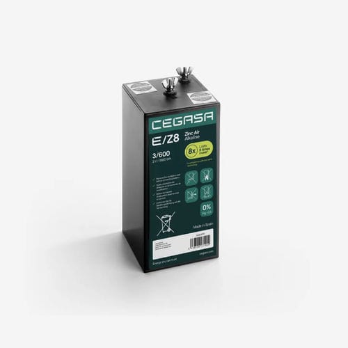 Batterie zinc air alcalin - E/Z8 3/600 - Cegasa Energía SLU - rectangulaire / 3 V / industrielle