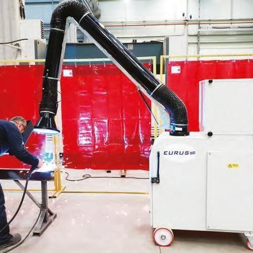 Aspirateur de fumée mobile - EURUS ESP10M - AES Acar Endüstriyel Sistemler - de soudage / à filtre au charbon actif / à cartouche