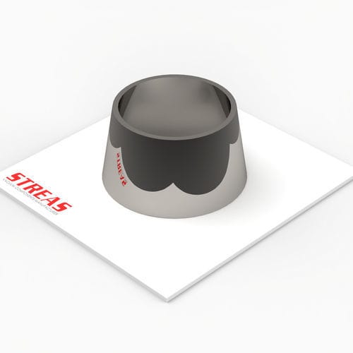 Raccord pour le vide - X33-1 series - Streas srl - à souder / à tube évasé / en inox 304
