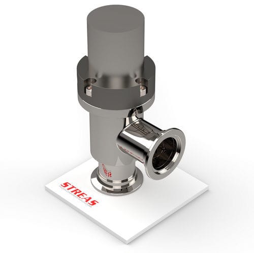 Vanne pneumatique - VPA series - Streas srl - en angle droit / en T / en inox