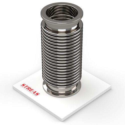 Compensateur de dilatation en acier - S16KF-90-6 - Streas srl - à bride / pour canalisations / souple