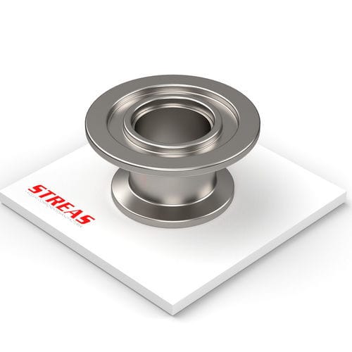 Raccord pour le vide - R series - Streas srl - à bride / en inox 304