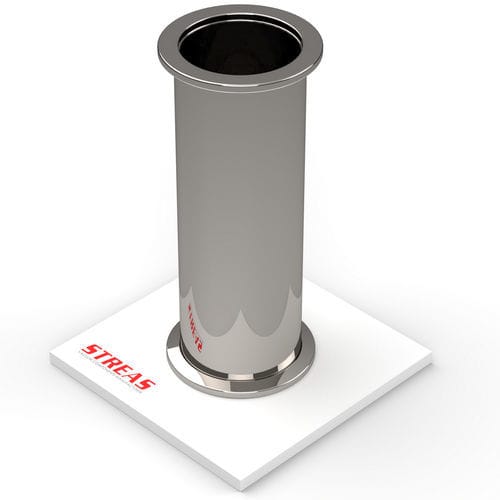 Raccord pour le vide - D series - Streas srl - à bride / en inox 304 / à bride