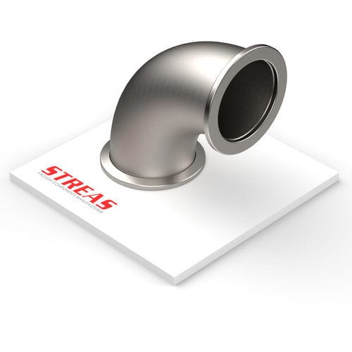 Coude de tuyauterie en acier inoxydable - 90C series - Streas srl - 90°