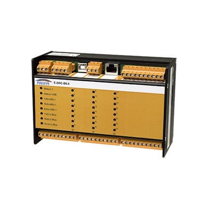 Automate sur rail DIN - E-DDC-B6.0 - Regulation France - entrées / sorties / sorties analogiques